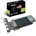 【中古】ASUS NVIDIA GeForce GT 710 搭載 ファンレスモデル 2G GT710-4H-SL-2GD5