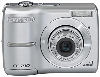 【中古】【非常に良い】Olympus Stylus fe-210?7?MPデジタルカメラwithデジタルイメージStabilized 3?x..