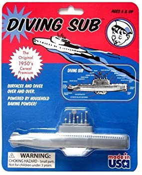 【中古】【非常に良い】Diving Submarine Original Baking Powder Powered Sub by Toysmith [並行輸入品]