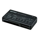 【中古】【非常に良い】iBUFFALO カードリーダー/ライター43+7 メディア対応 ブラック BSCRA26U2BK