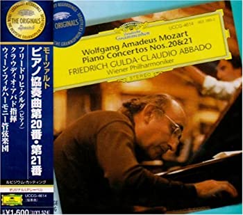【中古】モーツァルト:ピアノ協奏曲第20&21番 [CD]【メーカー名】0【メーカー型番】0【ブランド名】グルダ(フリードリヒ),アバド(クラウディオ),モーツァルト,アバド(クラウディオ),グルダ(フリードリヒ),ウィーン・フィルハーモニー管弦楽団【商品説明】モーツァルト:ピアノ協奏曲第20&21番 [CD]当店では初期不良に限り、商品到着から7日間は返品を 受付けております。他モールとの併売品の為、完売の際はご連絡致しますのでご了承ください。中古品の商品タイトルに「限定」「初回」「保証」「DLコード」などの表記がありましても、特典・付属品・帯・保証等は付いておりません。品名に【import】【輸入】【北米】【海外】等の国内商品でないと把握できる表記商品について国内のDVDプレイヤー、ゲーム機で稼働しない場合がございます。予めご了承の上、購入ください。掲載と付属品が異なる場合は確認のご連絡をさせていただきます。ご注文からお届けまで1、ご注文⇒ご注文は24時間受け付けております。2、注文確認⇒ご注文後、当店から注文確認メールを送信します。3、お届けまで3〜10営業日程度とお考えください。4、入金確認⇒前払い決済をご選択の場合、ご入金確認後、配送手配を致します。5、出荷⇒配送準備が整い次第、出荷致します。配送業者、追跡番号等の詳細をメール送信致します。6、到着⇒出荷後、1〜3日後に商品が到着します。　※離島、北海道、九州、沖縄は遅れる場合がございます。予めご了承下さい。お電話でのお問合せは少人数で運営の為受け付けておりませんので、メールにてお問合せお願い致します。営業時間　月〜金　11:00〜17:00お客様都合によるご注文後のキャンセル・返品はお受けしておりませんのでご了承ください。ご来店ありがとうございます。