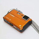 【中古】パナソニック デジタルカメラ ルミックス サンライズオレンジ DMC-FT2-D(2)