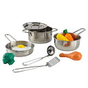 【中古】【非常に良い】キッドクラフト おままごと 調理器具 食材付き 63186 正規品