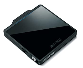 【中古】BUFFALO 再生ソフト付き USB2.0用 ポータブルDVDドライブ DVSM-PCS58U2-BK