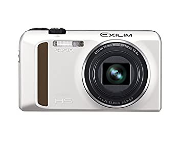 【中古】CASIO EXILIM デジタルカメラ ハイスピード 1610万画素 広角24mm 光学12.5倍ズーム ホワイト EX-ZR400WE