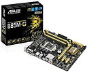 【中古】【非常に良い】ASUS Intel B85 搭載 マザーボード LGA1150対応 B85M-G 【microATX】