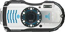【中古】PENTAX 防水デジタルカメラ PENTAX WG-3 ホワイトブルー 1cmマクロ マクロスタンド付属 LEDライト PENTAX WG-3WHBL...