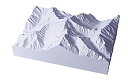 【中古】青島文化教材社 スカイネット 1/50000スケール 精密山岳模型 やまなみ 北アルプスシリーズ No.03 槍ヶ岳 南岳 プラスチック完成品