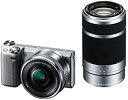 【中古】SONY ミラーレス一眼 NEX-5T ダブルズームレンズキット シルバー NEX-5TY-S