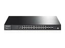 【中古】TP-Link ギガビット マネージスイッチ 28ポート L2+ T2700G-28TQ qqffhab
