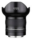 【中古】【非常に良い】SAMYANG 単焦点広角レンズ XP 14mm F2.4 マニュアルフォーカス ニコンF AE用 電磁絞り対応 フルサイズ対応