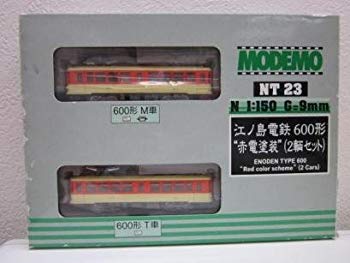 【中古】Nゲージ NT23 江ノ島電鉄600型 赤電塗装 2輌セット tf8su2k