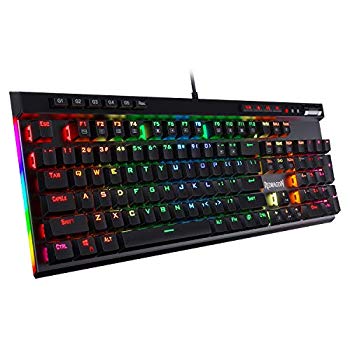 【中古】Redragon K580 青軸 ゲーミングキーボード メカニカルキーボード VATA RGB LEDバックライト 104キー衝突なし 5キーマクロ記録機能 メディアキー mxn26g8 【中古】Redragon K580 青軸 ゲーミングキーボード メカニカルキーボード VATA RGB LEDバックライト 104キー衝突なし 5キーマクロ記録機能 メディアキー mxn26g8