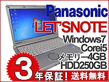 šۡš Let's note(åĥΡ) SX2 CF-SX2ADHCS / Core i5 3340M(2.7GHz) / HDD:250GB / 12.1 w17b8b5