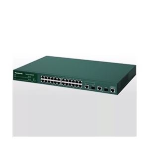 【中古】【非常に良い】パナソニックESネットワークス 24ポートL2スイッチングハブ Switch-M24X PN2324..