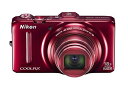 【中古】Nikon デジタルカメラ COOLPIX (クールピクス) S9300 インペリアルレッド S9300RD tf8su2k