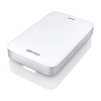 【中古】BUFFALO バッファロー Thunderbolt+USB3.0Type-C変換ケーブル付 ポータブルHDD 1TB HD-PA1.0TU..