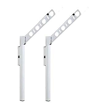 【中古】DRY・WAVE 腰壁用可動式物干金物 アーム長さ450mm SF45 ホワイト ggw725x