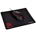 【中古】【非常に良い】Thermaltake TT eSPORTS Talon X withマウスパッド マウスとコントロール性に優れたマウスパッドのセット MS288 MO-CPC-WDOOBK-01 2zzhgl6