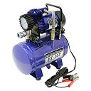 【中古】【非常に良い】メルテック ミニエアーコンプレッサー(自動車/バイク/自転車) 最高圧力:800kPa DC12V(クリップ) Meltec FT-35P wyw801m