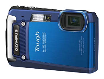 【中古】OLYMPUS デジタルカメラ TG-820 ブルー 10m防水 2m耐落下衝撃 -10℃耐低温 耐荷重100kg 1200万..