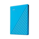 【中古】WD ポータブルHDD 2TB USB3.0 ブルー My Passport 暗号化 パスワード保護 外付けハードディスク / 3年保証 WDBYVG0020BBL-WESN(2)