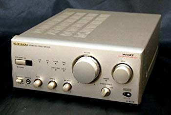 【状態　非常に良い】【中古 良品】ONKYO オンキョー A-907X(S) シルバー インテグレーテッドステレオアンプ【メーカー名】オンキヨー【メーカー型番】【ブランド名】オンキヨー(Onkyo)【商品説明】ONKYO オンキョー A-907X(S) シルバー インテグレーテッドステレオアンプスペック ●定格出力：21W＋21W(4Ω)、15W＋15W(8Ω) ●実用最大出力：29W＋29W(JEITA・4Ω) ●ダイナミックパワー：29W＋29W(4Ω)、24W＋24W(6Ω) ●全高調波歪率：0.2%(1kHz、8Ω、定格出力時) ●SN比：100dB(LINE1、LINE2、CD、MD) ●周波数特性：10〜100kHz/±3dB(CD) ●トーンコントロール：BASS 50Hz±8dB、TREBLE 10kHz±8dB ●消費電力：45W(電気用品取締法) ●寸法：205W×91H×302D mm ●質量：3.4kg当店では初期不良に限り、商品到着から7日間は返品を 受付けております。万が一、品切れの場合は2週間程度でお届け致します。ご注文からお届けまで1、ご注文⇒ご注文は24時間受け付けております。2、注文確認⇒ご注文後、当店から注文確認メールを送信します。3、在庫確認⇒国内在庫：3〜5日程度でお届け。　海外在庫：2週間程度でお届け。""　※中古品は受注後に、再メンテナンス、梱包しますので　お届けまで3日〜7日程度とお考え下さい。""　※在庫切れの場合はご連絡させて頂きます。4、入金確認⇒前払い決済をご選択の場合、ご入金確認後、配送手配を致します。5、出荷⇒配送準備が整い次第、出荷致します。配送業者、追跡番号等の詳細をメール送信致します。6、到着⇒出荷後、1〜3日後に商品が到着します。　※離島、北海道、九州、沖縄は遅れる場合がございます。予めご了承下さい。ご来店、誠にありがとうございます。