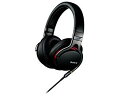 【中古】【非常に良い】ソニー SONY ヘッドホン MDR-1A : ハイレゾ対応 密閉型 折りたたみ式 ケーブル着脱式/バランス接続対応 リモコン・マイク付き ブラック MDR-1A B d2ldlup