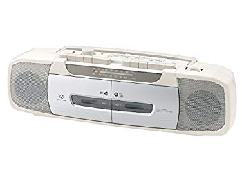 【中古】【非常に良い】KOIZUMI(コイズミ) ダブルラジカセ ホワイト SAD-1232/W w17b8b5