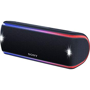 【中古】【非常に良い】ソニー SONY ワイヤレスポータブルスピーカー SRS-XB31 B : 防水/防塵/防錆/Bluetooth/専用スマホアプリ対応 ライティング機能 2018年 ブラック z2zed1b