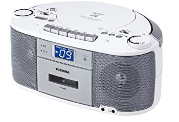 【中古】【非常に良い】TOSHIBA CDラジオカセットレコーダー CUTEBEAT シルバー TY-CDS5(S) wyw801m