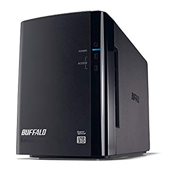 【中古】【非常に良い】BUFFALO RAID1対応 USB3.0用 外付けハードディスク 2ドライブモデル 2TB HD-WL2..