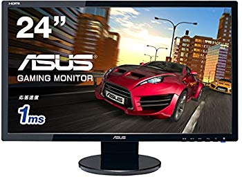 【中古】【非常に良い】ASUS ゲーミングモニター24型 フルHDディスプレイ (応答速度1ms / HDMIDVID-sub/スピーカー内蔵/VESA規格 / 3年保証) VE248HR ggw725x