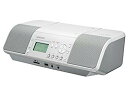 【中古】【非常に良い】ケンウッド CLX-30 CDプレーヤー/パーソナルオーディオシステム CD/SD/USB ホワイト CLX-30-W tf8su2k(2)