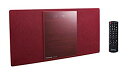 【中古】【非常に良い】パナソニック ミニコンポ Bluetooth対応 レッド SC-HC400-R n5ksbvb