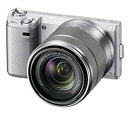 【中古】【非常に良い】ソニー SONY ミラーレス一眼カメラ α NEX-5N ダブルズームレンズキット シルバー NEX-5NY/S g6bh9ry(2)