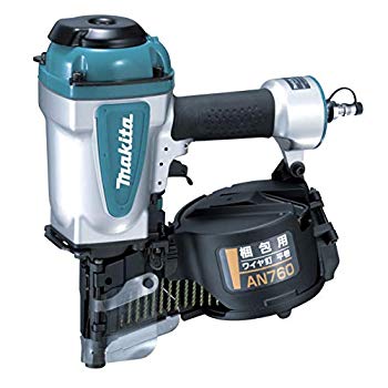 【中古】マキタ(Makita) 75mm 梱包用エア釘打 ワイヤ75mm AN760