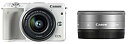【中古】【非常に良い】Canon ミラーレス一眼カメラ EOS M3 ダブルレンズキット(ホワイト) EF-M15-45mm F3.5-6.3 IS STM E...