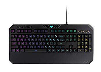 【中古】【非常に良い】ASUS ライティング 耐久性に優れたゲーミングキーボード RA02 TUF GAMING K5 /TR//KB mxn26g8