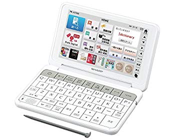 【中古】【非常に良い】シャープ カラ—電子辞書 Brain 高校生モデル ホワイト系 PW-H7700(PW-SH4同等品) z2zed1b