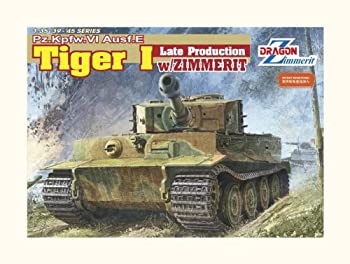 【中古】ドラゴン 1/35 タイガーI 後期型 ツィンメリットコーティング プラモデル