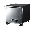 【中古】ツインバード スリム オーブントースター ブラック ミラーガラス トースト 2枚 出力切替 (250W~900W) TS-D037 PB i8my1cf