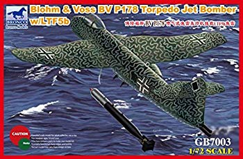 【中古】【非常に良い】ブロンコモデル 1/72 独・ブロームウントフォスBv P178+LTF5b航空魚雷 プラモデル w17b8b5