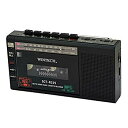 【中古】【非常に良い】WINTECH マイクロSD/USB録音対応コンパクトラジカセ ブラック (FMワイドバンドモデル) SCT-R225K ggw725x