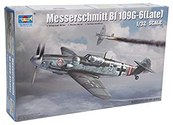 【中古】トランペッター 1/32 ドイツ軍 メッサーシュミット Bf109 G‐6 後期型 プラモデル d2ldlup