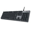 【中古】ロジクール K840 メカニカルキーボード 108フルキー ROMER-G 26キー ロールオーバー アルミニウム キーボード USB 有線 国内正規品 2年間無償