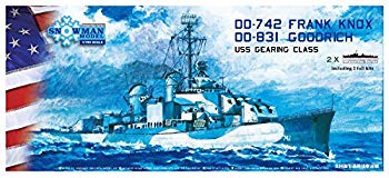 【中古】【非常に良い】スノーマンモデル 1/700 アメリカ海軍 ギアリング級駆逐艦1944 DD-831&DD-742 ウォーターラインキット PE付き 2隻セット プラモデル SP07001 z2zed1b