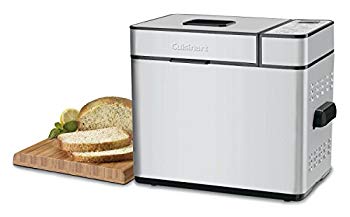 【中古】Cuisinart cbk-100?2-poundプログラム可能なホームベーカリー 2ポンド メタリック CZN-027 6g7..