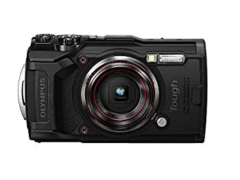 【中古】OLYMPUS デジタルカメラ Tough TG-6 ブラック 1200万画素CMOS F2.0 15m 防水 100kgf耐荷重 GPS..