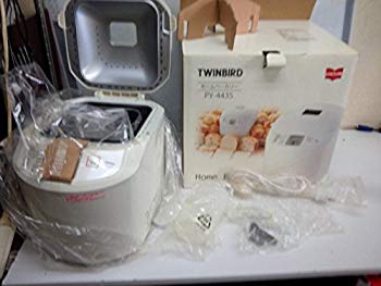 【状態　非常に良い】【中古品】ツインバード ホームベーカリー PY-4435W【メーカー名】ツインバード工業(TWINBIRD)【メーカー型番】【ブランド名】ツインバード工業(TWINBIRD)【商品説明】ツインバード ホームベーカリー PY-4435Wサイズ:約幅270×奥行き325×高さ300mm本体重量:約4.5kg(付属品含む)素材・材質:本体:PP のぞき窓:ガラス パンケース:AL(フッ素加工)電源:AC100V 50/60Hz消費電力:ヒーター:400 W・モーター:30 W当店では初期不良に限り、商品到着から7日間は返品を 受付けております。万が一、品切れの場合は2週間程度でお届け致します。""ご注文からお届けまで""1、ご注文⇒ご注文は24時間受け付けております。2、注文確認⇒ご注文後、当店から注文確認メールを送信します。3、在庫確認⇒国内在庫：3〜5日程度でお届け。　海外在庫：2週間程度でお届け。""　※中古品は受注後に、再メンテナンス、梱包しますので　お届けまで3日〜7日程度とお考え下さい。""　※在庫切れの場合はご連絡させて頂きます。4、入金確認⇒前払い決済をご選択の場合、ご入金確認後、配送手配を致します。5、出荷⇒配送準備が整い次第、出荷致します。配送業者、追跡番号等の詳細をメール送信致します。6、到着⇒出荷後、1〜3日後に商品が到着します。　※離島、北海道、九州、沖縄は遅れる場合がございます。予めご了承下さい。ご来店、誠にありがとうございます。 当店では良品中古を多数揃えております。お電話でのお問合せは少人数で運営の為、受け付けておりませんので、お手数をおかけしますが、お問い合わせ・メールにてお願い致します。